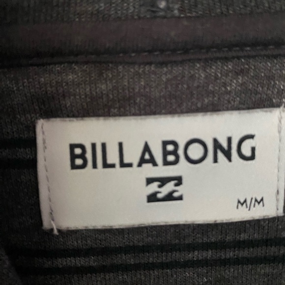 Billabong Mens Long Sleeve Stripped Hooded Sweater Sz. Medium - Picture 2 of 4